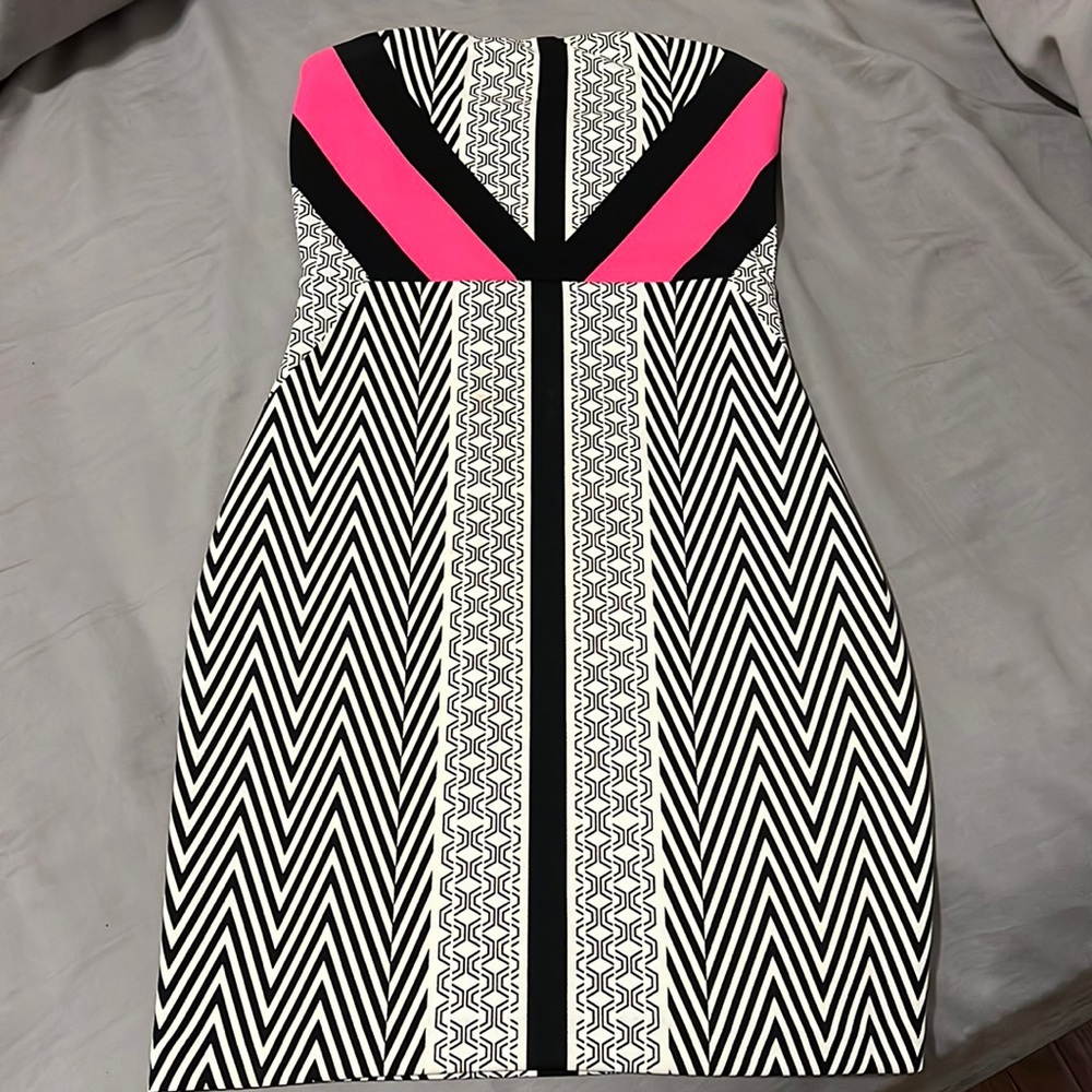 Express strapless dress